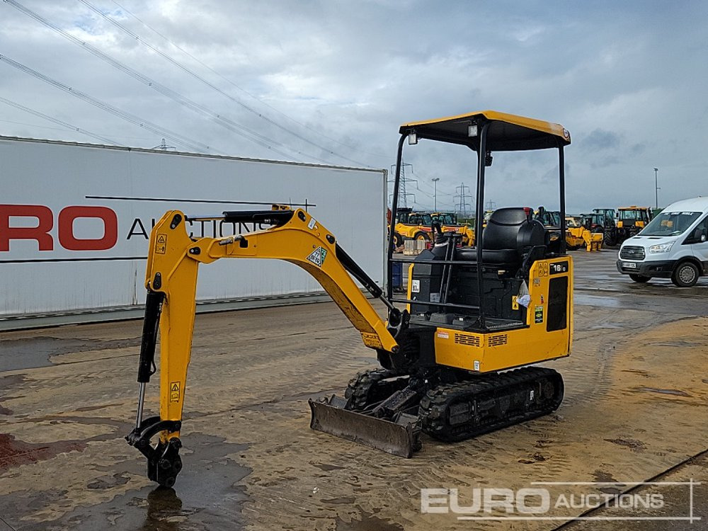 2022 JCB 16C-1 - 小型挖掘机:图1 2022 JCB 16C-1 - 小型挖掘机:图1