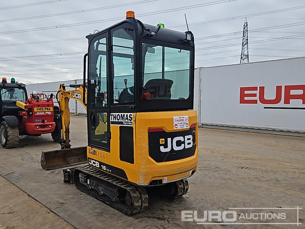 2022 JCB 16C-1 - 小型挖掘机:图3 2022 JCB 16C-1 - 小型挖掘机:图3
