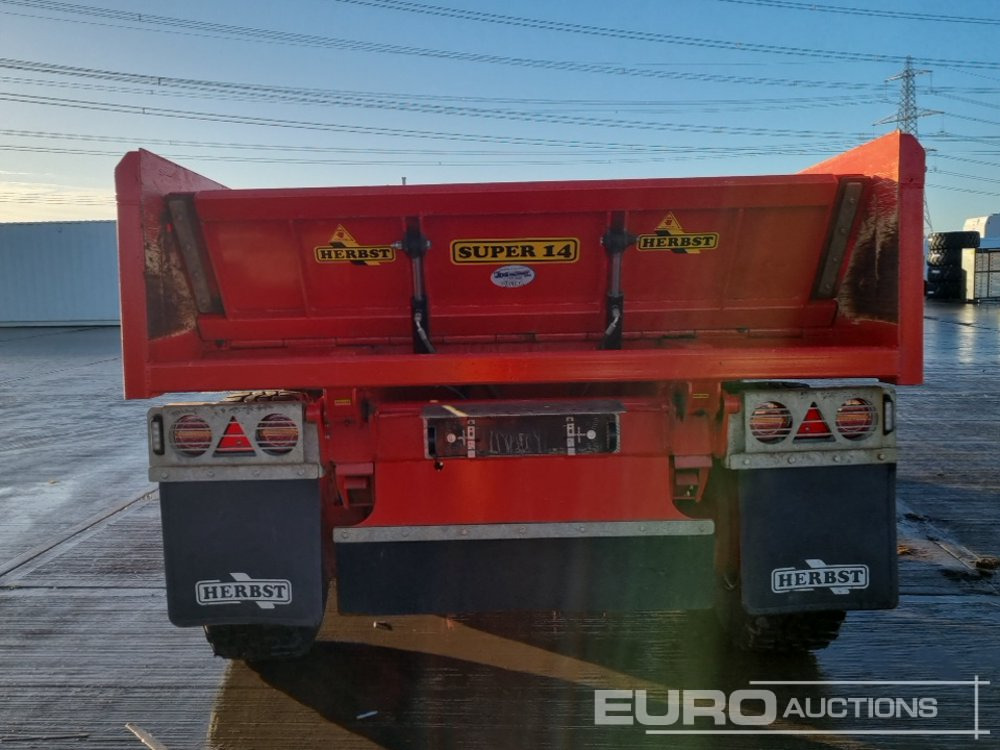 2024 Herbst Twin Axle Sprung Draw Bar 14 Ton Dump Trailer, Air Brakes, Hydraulic Tailgate - 农场拖车:图4 2024 Herbst Twin Axle Sprung Draw Bar 14 Ton Dump Trailer, Air Brakes, Hydraulic Tailgate - 农场拖车:图4
