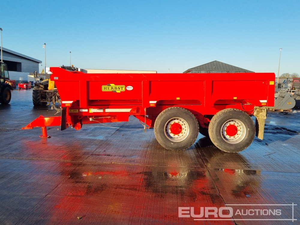 2024 Herbst Twin Axle Sprung Draw Bar 14 Ton Dump Trailer, Air Brakes, Hydraulic Tailgate - 农场拖车:图2 2024 Herbst Twin Axle Sprung Draw Bar 14 Ton Dump Trailer, Air Brakes, Hydraulic Tailgate - 农场拖车:图2