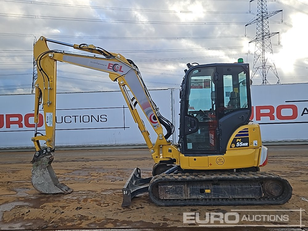2024 Komatsu PC55MR-5E0 - 小型挖掘机:图4 2024 Komatsu PC55MR-5E0 - 小型挖掘机:图4