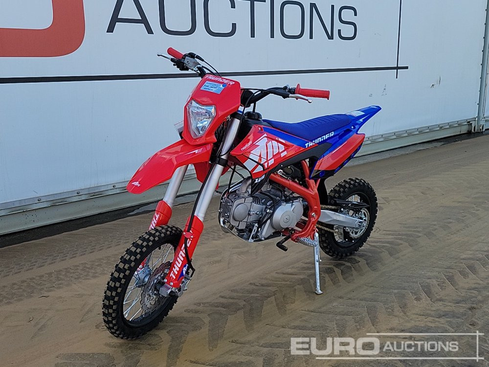 2025 Apollo Thunder 125cc Motorcross Bike, 14" Front, 12" Rear Tyres, Electric Start, Air Cooled, Hydraulic Suspension, Disc Brakes, Lighting Kit (UNASSEMBLED) - 摩托车:图1 2025 Apollo Thunder 125cc Motorcross Bike, 14" Front, 12" Rear Tyres, Electric Start, Air Cooled, Hydraulic Suspension, Disc Brakes, Lighting Kit (UNASSEMBLED) - 摩托车:图1