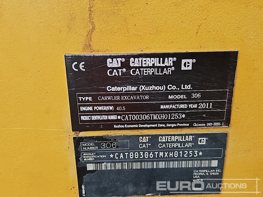 小型挖掘机 CAT 306:图41 小型挖掘机 CAT 306:图41