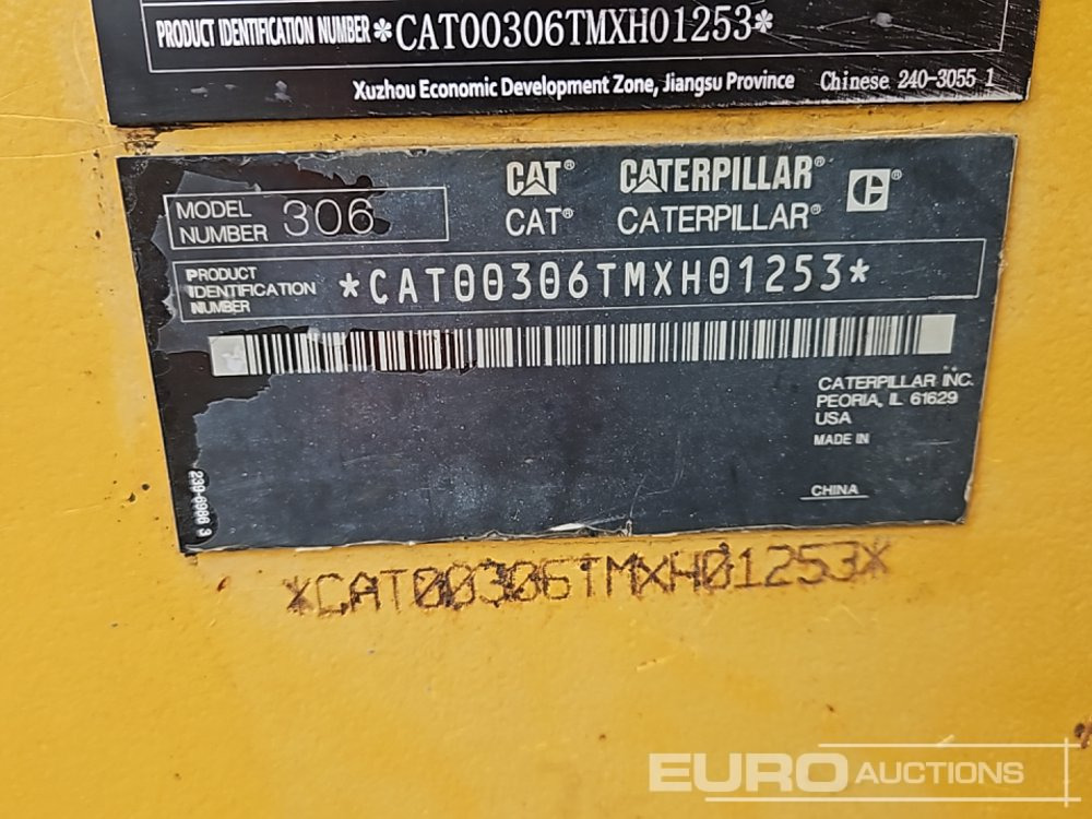 小型挖掘机 CAT 306:图42 小型挖掘机 CAT 306:图42