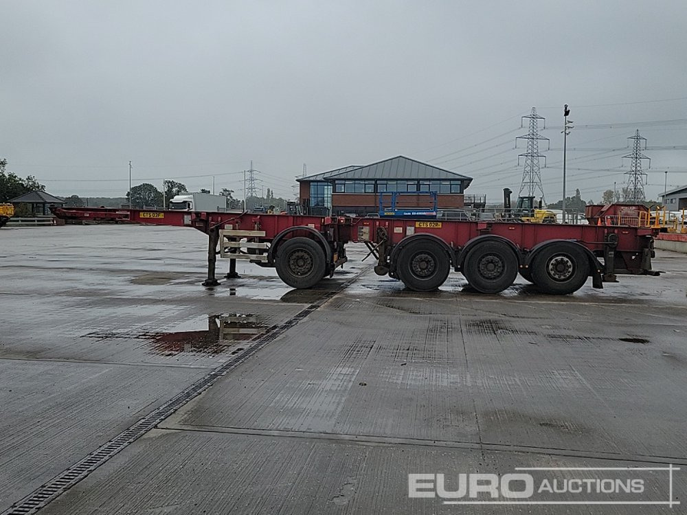 Dennison 4 Axle 2x20`Twist & Lock Multi-Functional Skeleton Trailer - 栏板式/ 平板半拖车:图2 Dennison 4 Axle 2x20`Twist & Lock Multi-Functional Skeleton Trailer - 栏板式/ 平板半拖车:图2