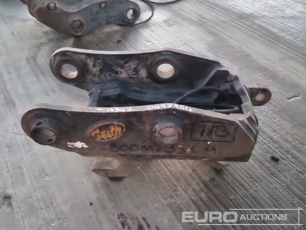 Geith Hydraulic Double Lock Quick Hitch 80mm Pin to suit 20 Ton Excavator - 快速耦合器:图2 Geith Hydraulic Double Lock Quick Hitch 80mm Pin to suit 20 Ton Excavator - 快速耦合器:图2