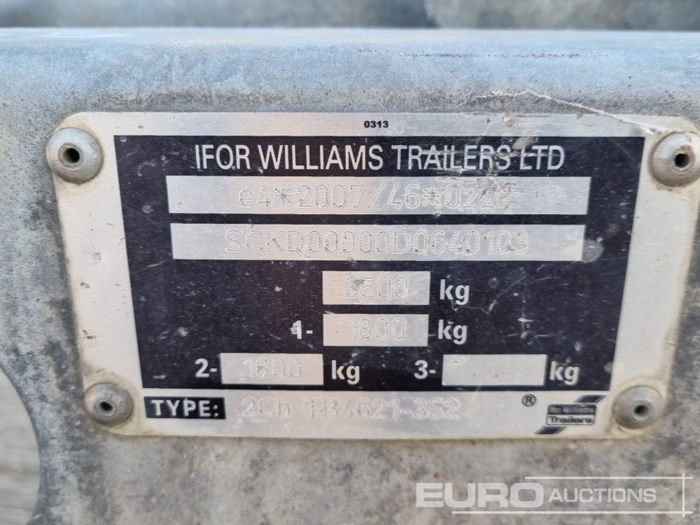 工程机械拖车 Ifor Williams 2CBTB4621352：图25
