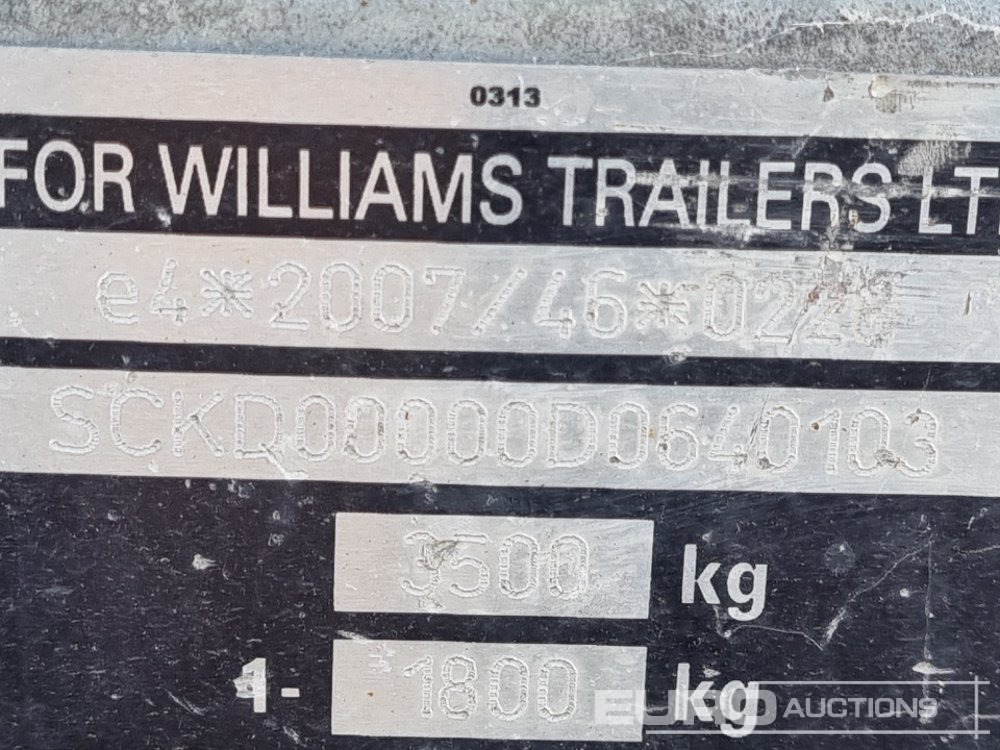 工程机械拖车 Ifor Williams 2CBTB4621352：图26