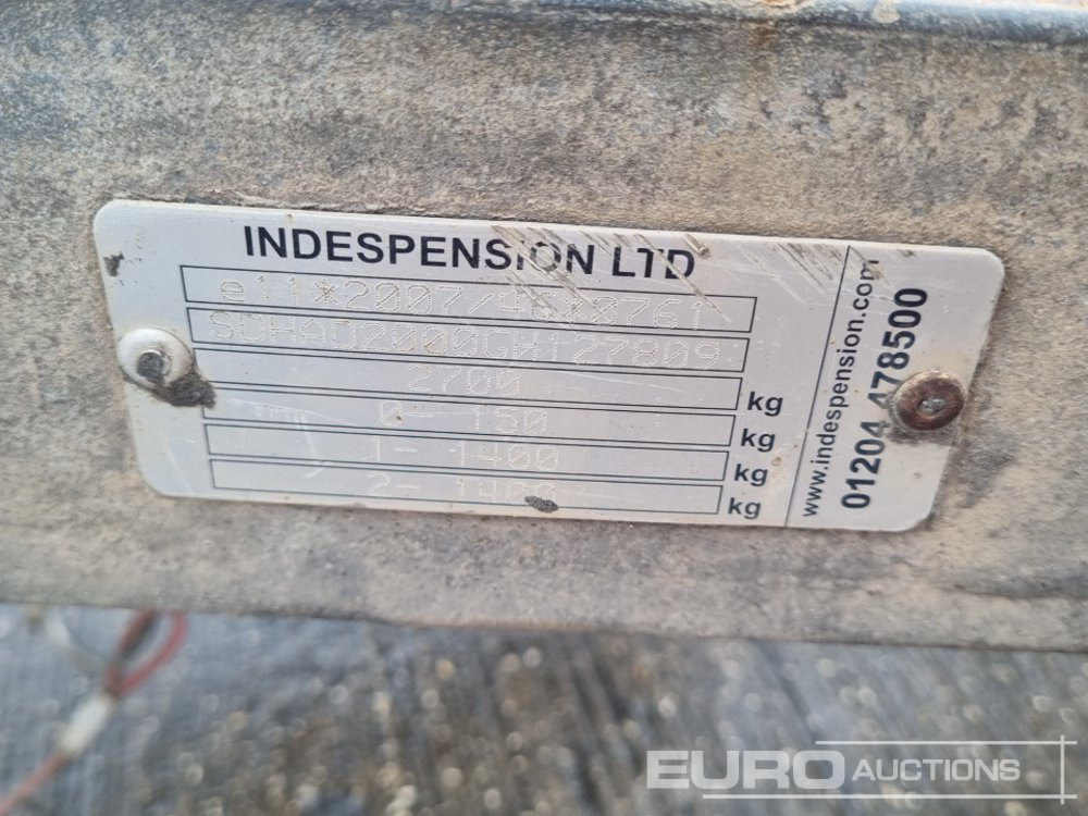 工程机械拖车 Indespension 2.7 Ton：图21