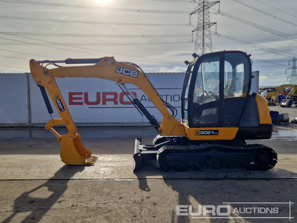 JCB 8061 - 小型挖掘机:图2 JCB 8061 - 小型挖掘机:图2