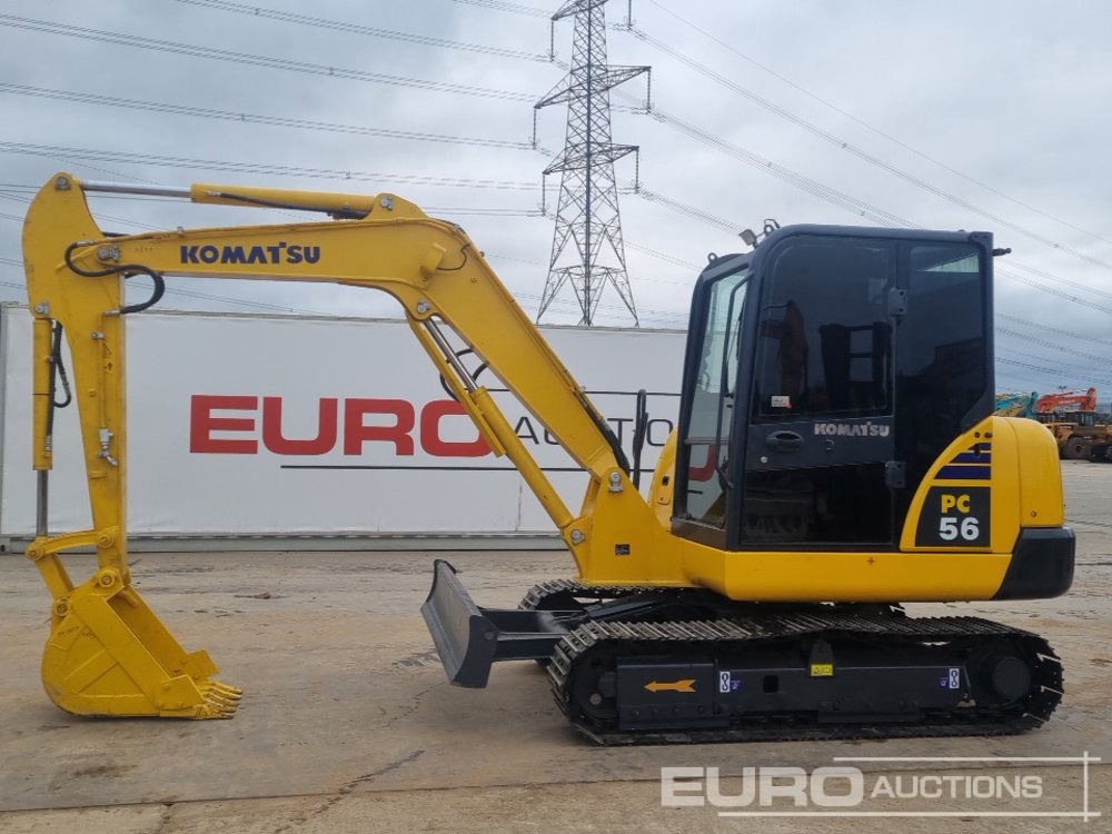 Komatsu PC56-7 - 小型挖掘机:图2 Komatsu PC56-7 - 小型挖掘机:图2