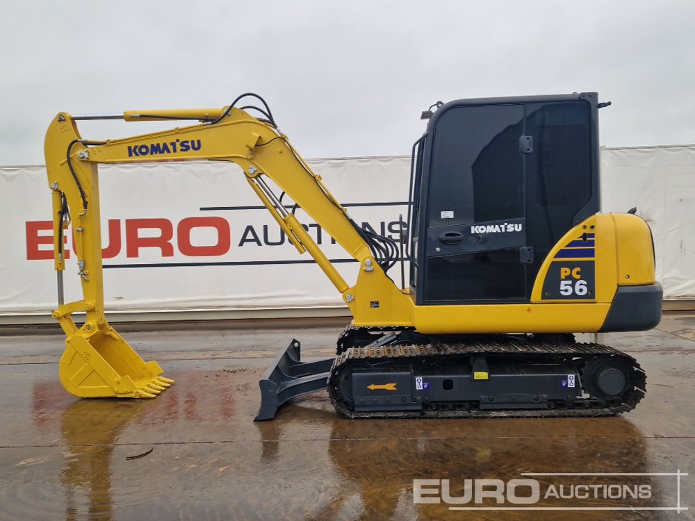 Komatsu PC56-7 - 小型挖掘机:图2 Komatsu PC56-7 - 小型挖掘机:图2