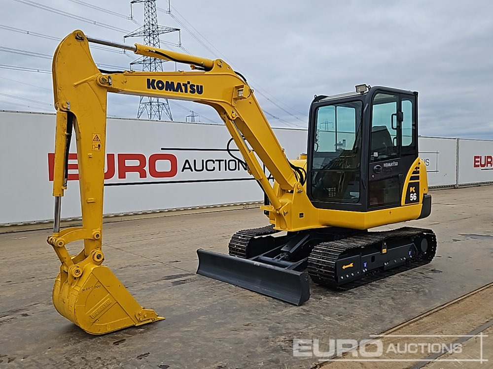 Komatsu PC56-7 - 小型挖掘机:图1 Komatsu PC56-7 - 小型挖掘机:图1