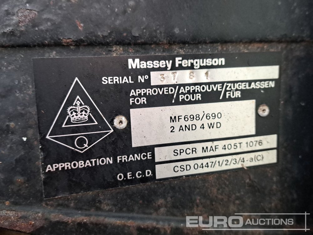 拖拉机 Massey Ferguson 698：图40