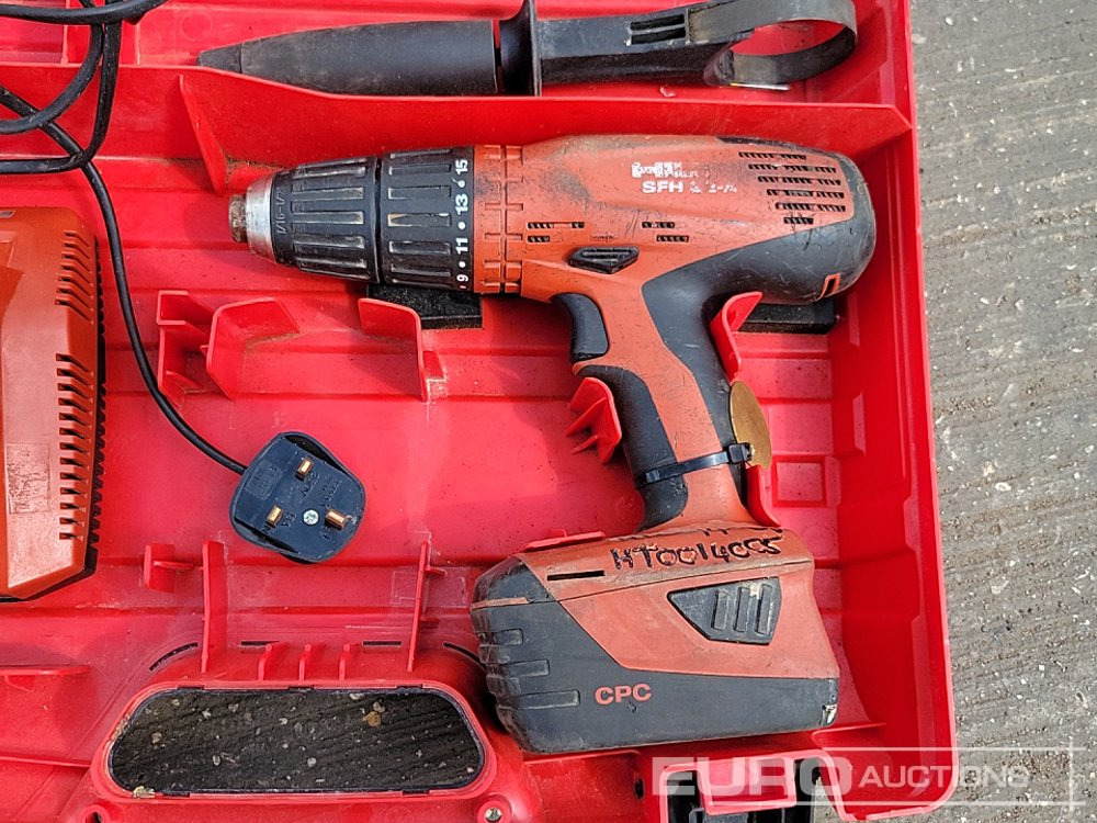 建筑设备 Paslode PPM35Ci Battery Nail Gun, Bosch 230Volt Heat Gun, Hilti Battery Drill (3 of), 110Volt Transformer：图30