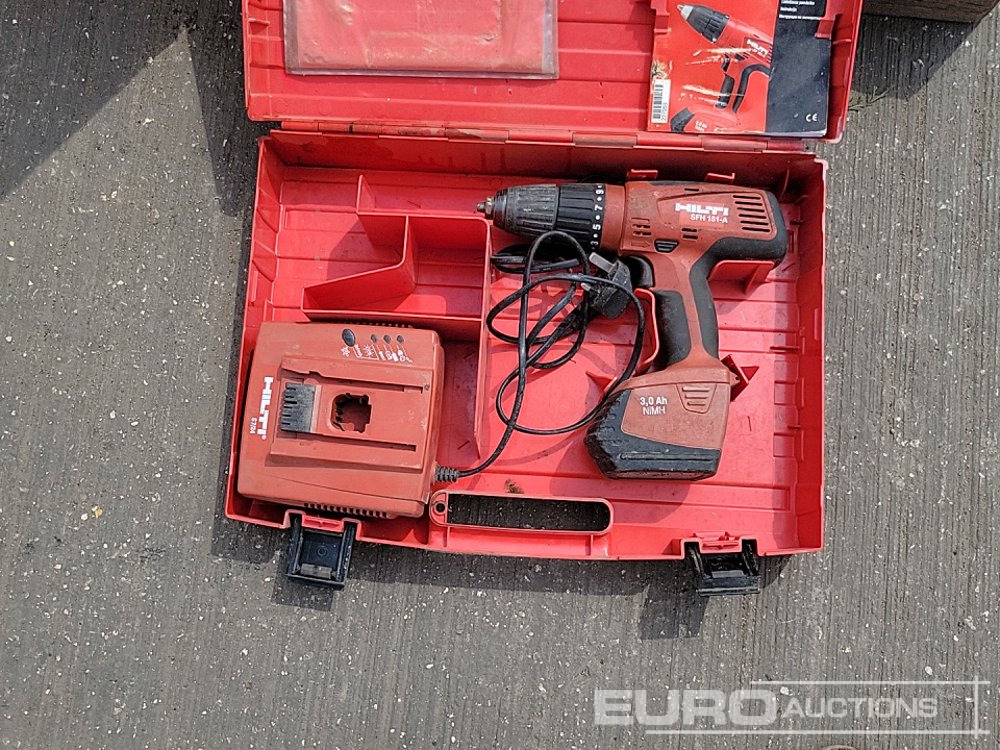 建筑设备 Paslode PPM35Ci Battery Nail Gun, Bosch 230Volt Heat Gun, Hilti Battery Drill (3 of), 110Volt Transformer：图16