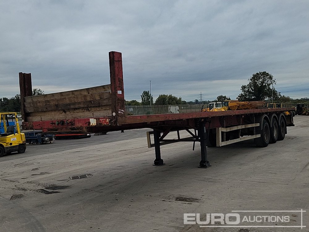 SDC Tri Axle Flatbed Trailer - 栏板式/ 平板半拖车:图1 SDC Tri Axle Flatbed Trailer - 栏板式/ 平板半拖车:图1