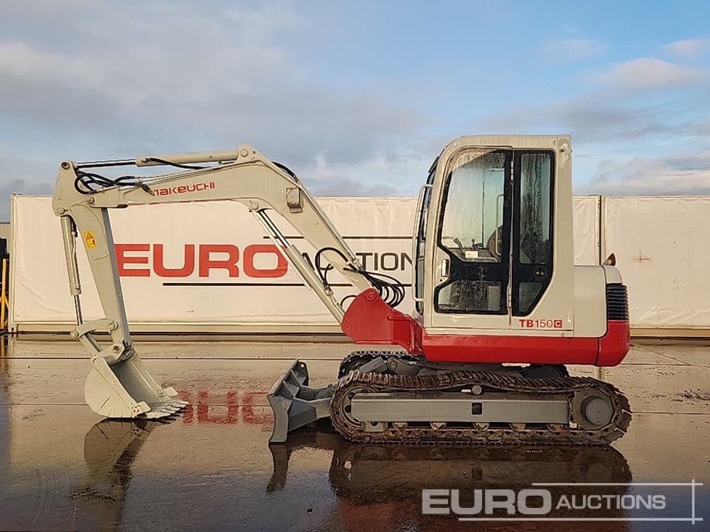 Takeuchi TB150C - 小型挖掘机:图2 Takeuchi TB150C - 小型挖掘机:图2