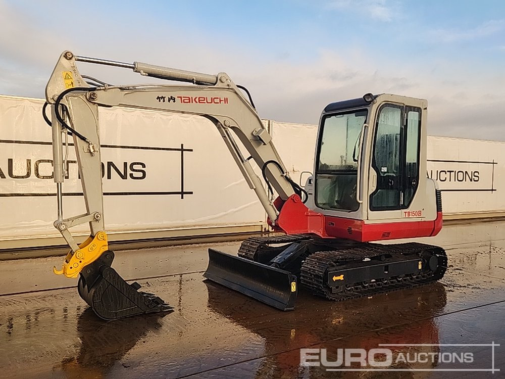Takeuchi TB150C - 小型挖掘机:图1 Takeuchi TB150C - 小型挖掘机:图1