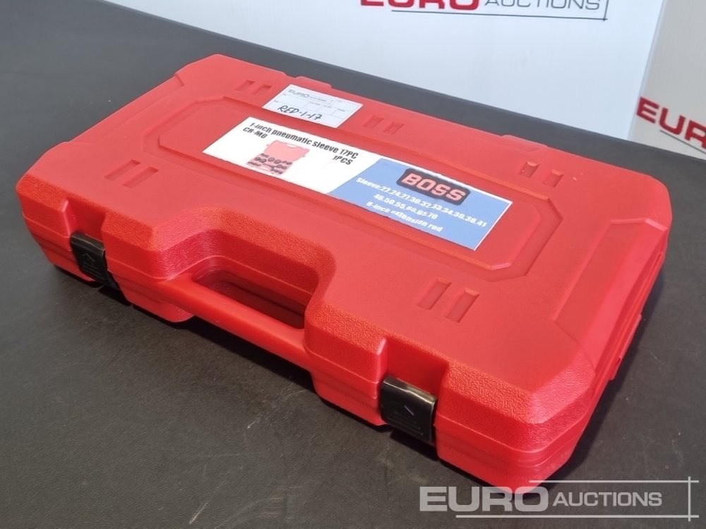 Unused 2025 Boss 1" 17pc Pneumatic Socket Set, 8" Extension Rod - 车间设备:图3 Unused 2025 Boss 1" 17pc Pneumatic Socket Set, 8" Extension Rod - 车间设备:图3