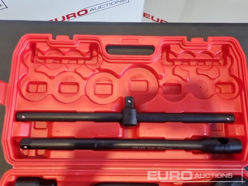 Unused 2025 Boss 3/4" 26pc Heavy Duty Pneumatic Socket Set, 4" Connecting Rod, 8" Connecting Rod Quick Ratchet Wrench, 20" Sliding Road, L Handle Sliding Head Extension Bar - 车间设备:图5 Unused 2025 Boss 3/4" 26pc Heavy Duty Pneumatic Socket Set, 4" Connecting Rod, 8" Connecting Rod Quick Ratchet Wrench, 20" Sliding Road, L Handle Sliding Head Extension Bar - 车间设备:图5