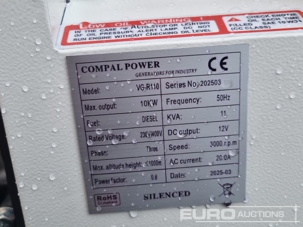 发电机组 Unused 2025 Compal Power VG-R110:图25 发电机组 Unused 2025 Compal Power VG-R110:图25