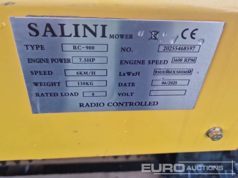 园林割草机 Unused 2025 Salini RC-900：图14