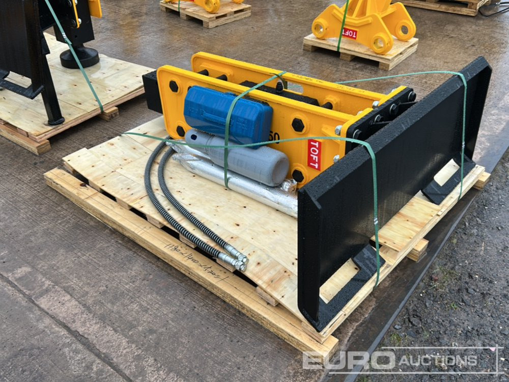 Unused 2025 TOFT TOFT680 Hydraulic Breaker to suit Skidsteer Loader - 附件 适用于 挖掘机:图2 Unused 2025 TOFT TOFT680 Hydraulic Breaker to suit Skidsteer Loader - 附件 适用于 挖掘机:图2