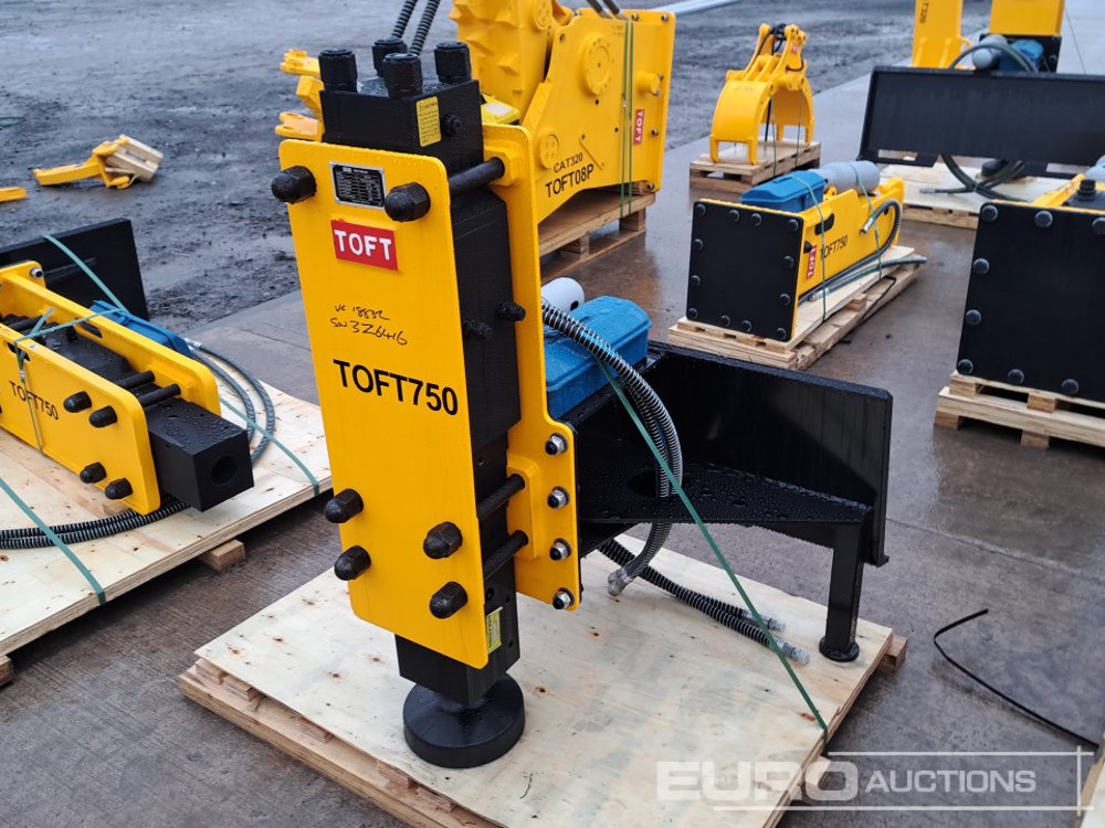 Unused 2025 TOFT TOFT750 Hydraulic Post Driver to suit Skidsteer Loader - 附件 适用于 挖掘机:图3 Unused 2025 TOFT TOFT750 Hydraulic Post Driver to suit Skidsteer Loader - 附件 适用于 挖掘机:图3