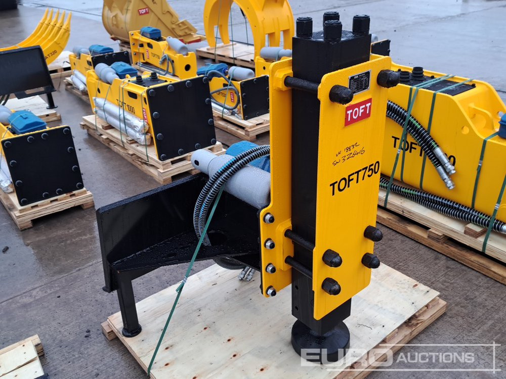 Unused 2025 TOFT TOFT750 Hydraulic Post Driver to suit Skidsteer Loader - 附件 适用于 挖掘机:图2 Unused 2025 TOFT TOFT750 Hydraulic Post Driver to suit Skidsteer Loader - 附件 适用于 挖掘机:图2