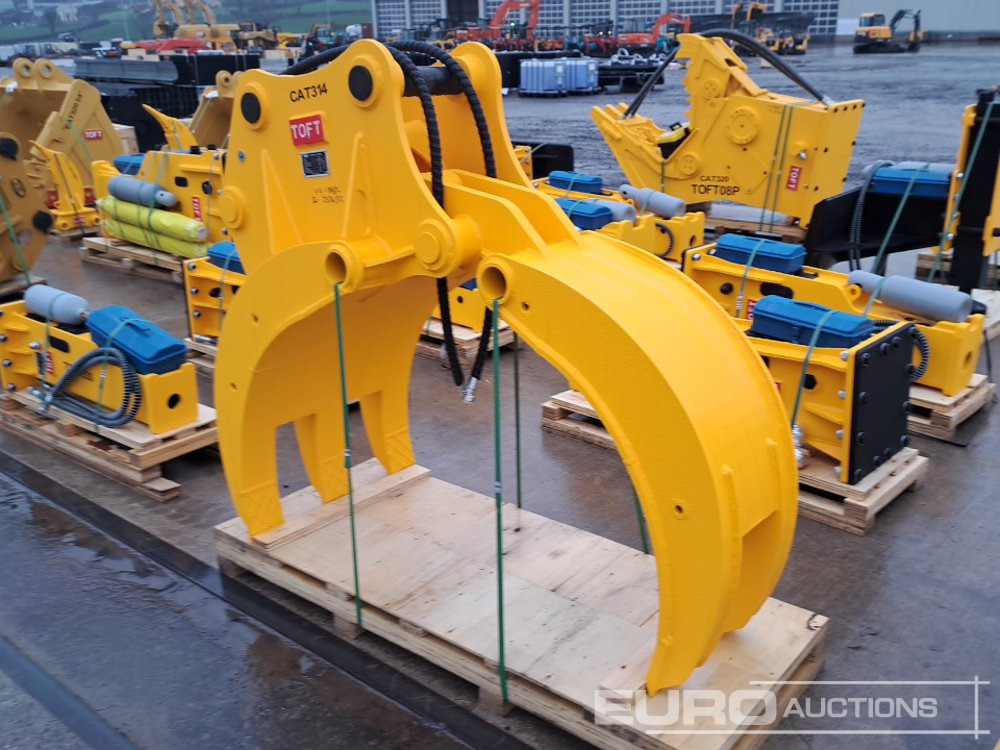 Unused 2025 Toft ASC65 Hydraylic 5 Tyne Grapple 65mm Pin to suit 13 Ton Excavator - 附件 适用于 挖掘机:图4 Unused 2025 Toft ASC65 Hydraylic 5 Tyne Grapple 65mm Pin to suit 13 Ton Excavator - 附件 适用于 挖掘机:图4
