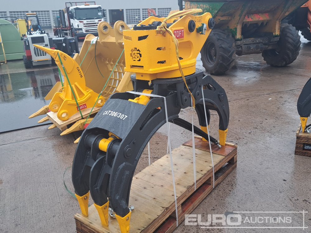 Unused 2025 Toft TOFT04G Hydraulic Rotating Grapple 45mm Pin to suit 4-6 Ton Excavator - 附件 适用于 挖掘机:图2 Unused 2025 Toft TOFT04G Hydraulic Rotating Grapple 45mm Pin to suit 4-6 Ton Excavator - 附件 适用于 挖掘机:图2