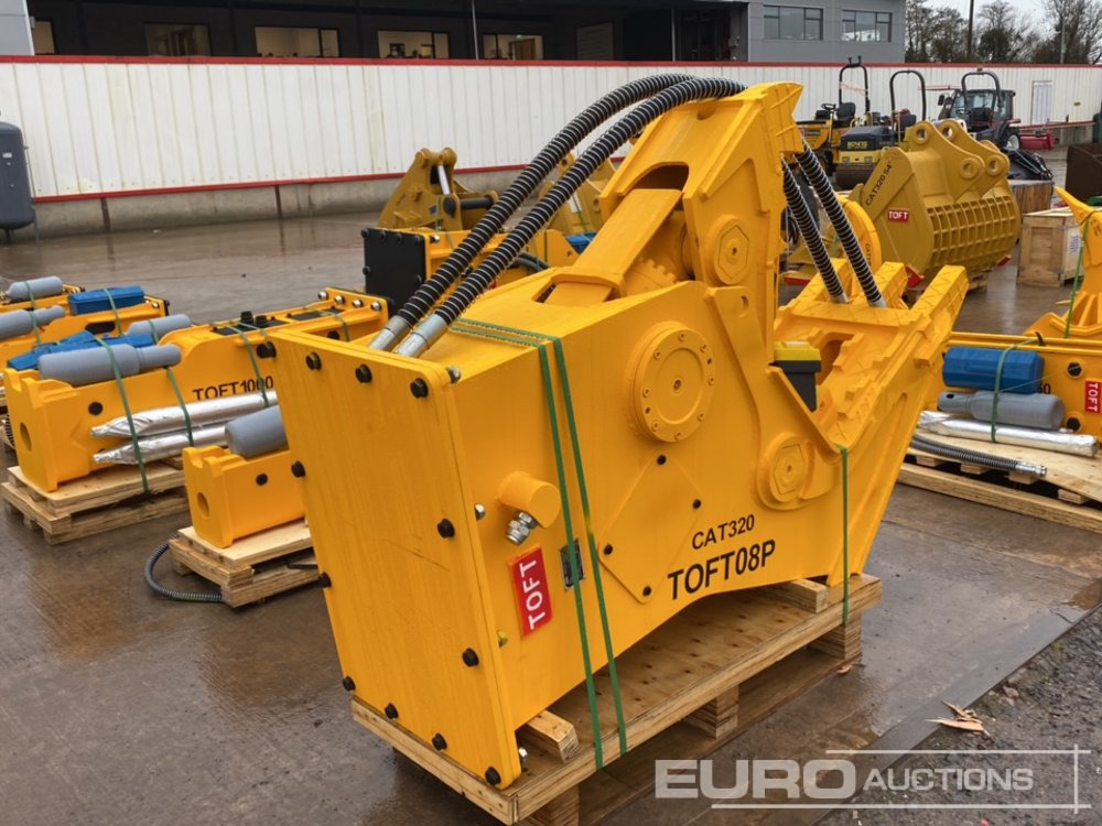 Unused 2025 Toft TOFT08P Hydraulic Pulveriser to suit Excavator - 附件 适用于 挖掘机:图3 Unused 2025 Toft TOFT08P Hydraulic Pulveriser to suit Excavator - 附件 适用于 挖掘机:图3