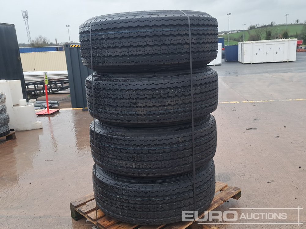 Unused 385/65R22.5 Truck/Trailer Tyre 10 Stud Rims (4 of) - 轮胎:图2 Unused 385/65R22.5 Truck/Trailer Tyre 10 Stud Rims (4 of) - 轮胎:图2