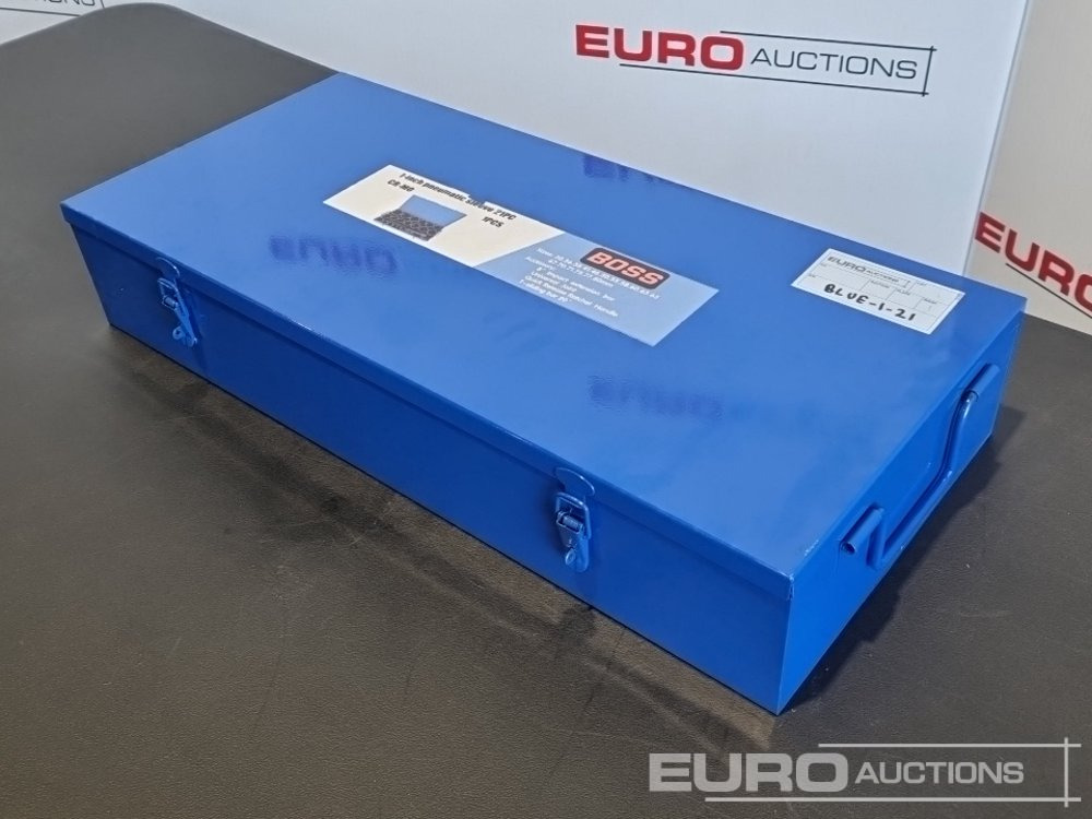 Unused Boss 1" 21pc Pneumatic Socket Set, 8" Impact Extension Bar, Universal Joint, Quick Release Ratchet Handle, 20" T-sliding Bar - 车间设备:图3 Unused Boss 1" 21pc Pneumatic Socket Set, 8" Impact Extension Bar, Universal Joint, Quick Release Ratchet Handle, 20" T-sliding Bar - 车间设备:图3