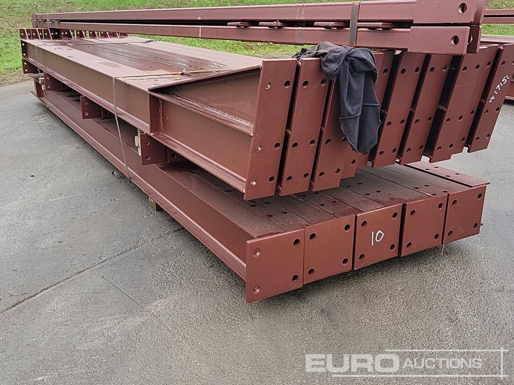 建筑集装箱 Unused Steel Frame Building 60’x30’x15’. 4no 15’ Bays. 12.5° Roof Pitch. Purlin Cleats Spaced To Accept Fibre Cement Or Steel Roof Sheets.  10no Columns 178x102x19kg 10no Rafters 178x102x19kg 2no Roof:图9 建筑集装箱 Unused Steel Frame Building 60’x30’x15’. 4no 15’ Bays. 12.5° Roof Pitch. Purlin Cleats Spaced To Accept Fibre Cement Or Steel Roof Sheets.  10no Columns 178x102x19kg 10no Rafters 178x102x19kg 2no Roof:图9
