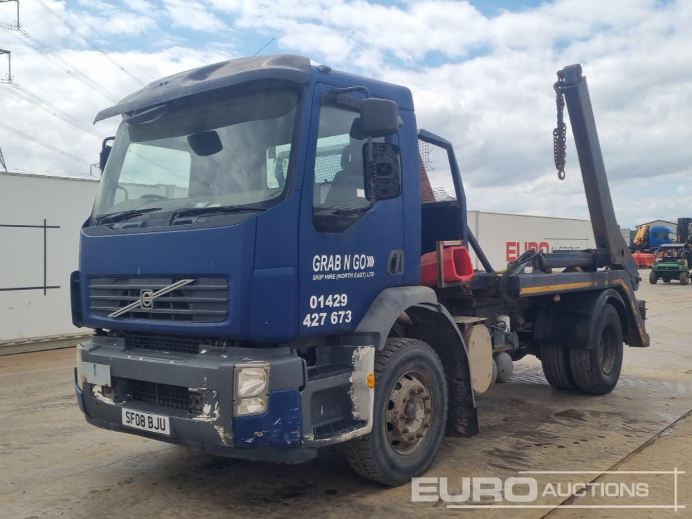 Volvo 4x2 Skip Loader Lorry, Extendable Arms, Manual Gearbox (Reg. Docs. & Plating Certificate Available) - 箕斗装载车:图1 Volvo 4x2 Skip Loader Lorry, Extendable Arms, Manual Gearbox (Reg. Docs. & Plating Certificate Available) - 箕斗装载车:图1