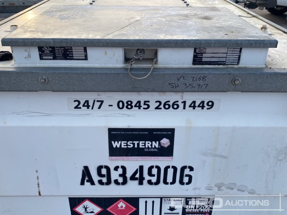 Western 2980 LitreStatic Bunded Fuel Bowser - 储罐:图5 Western 2980 LitreStatic Bunded Fuel Bowser - 储罐:图5
