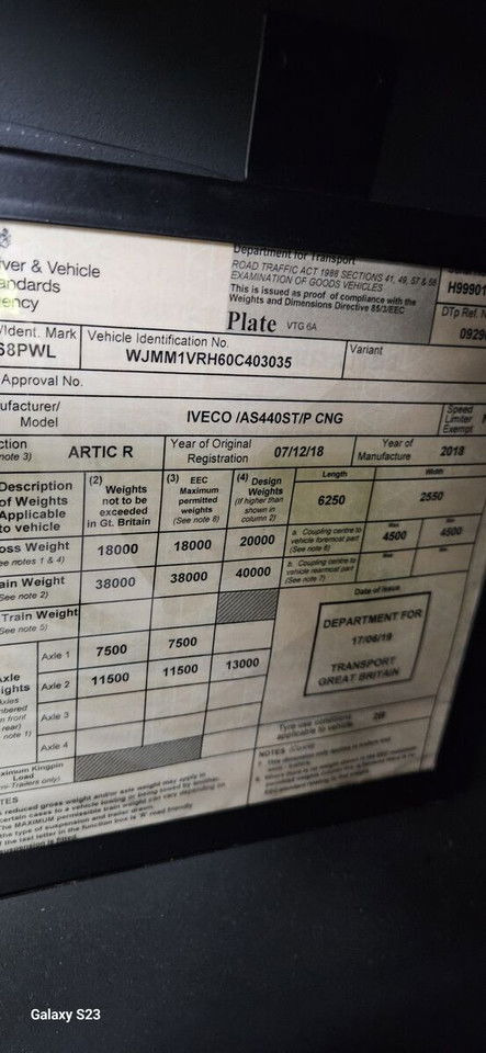Iveco Stralis 400 LNG - 牵引车:图5 Iveco Stralis 400 LNG - 牵引车:图5