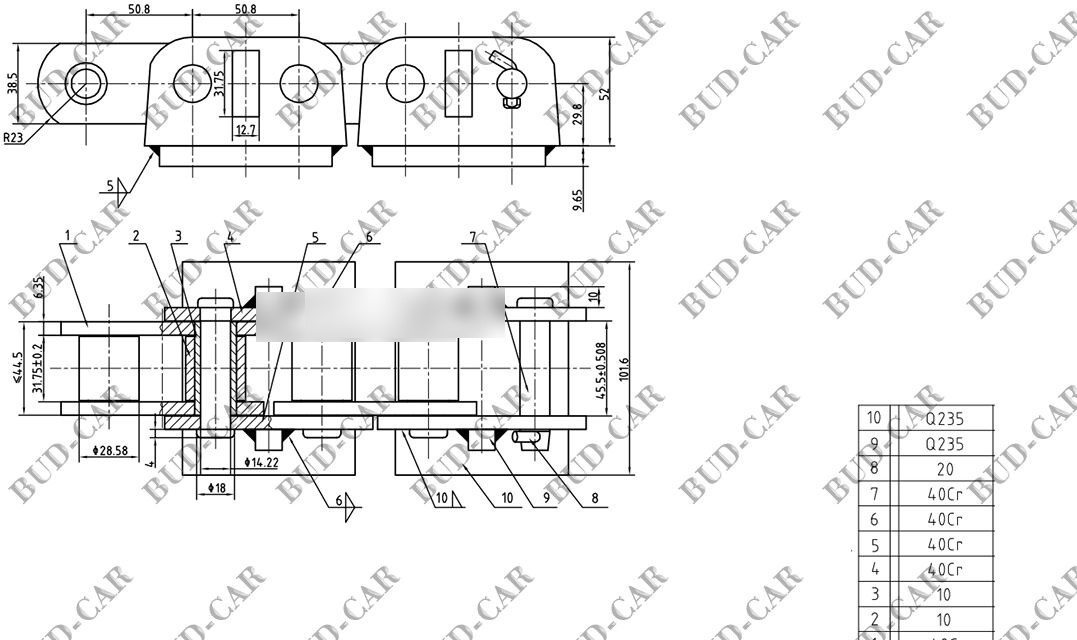 Chain, Chains, łańcuch, lancuch Vermeer for Vermeer trencher - 备件:图5 Chain, Chains, łańcuch, lancuch Vermeer for Vermeer trencher - 备件:图5