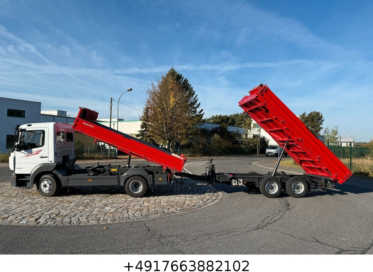 Mercedes-Benz Atego 1023 + Anhänger Dreiseitenkipper - 翻斗车:图2 Mercedes-Benz Atego 1023 + Anhänger Dreiseitenkipper - 翻斗车:图2