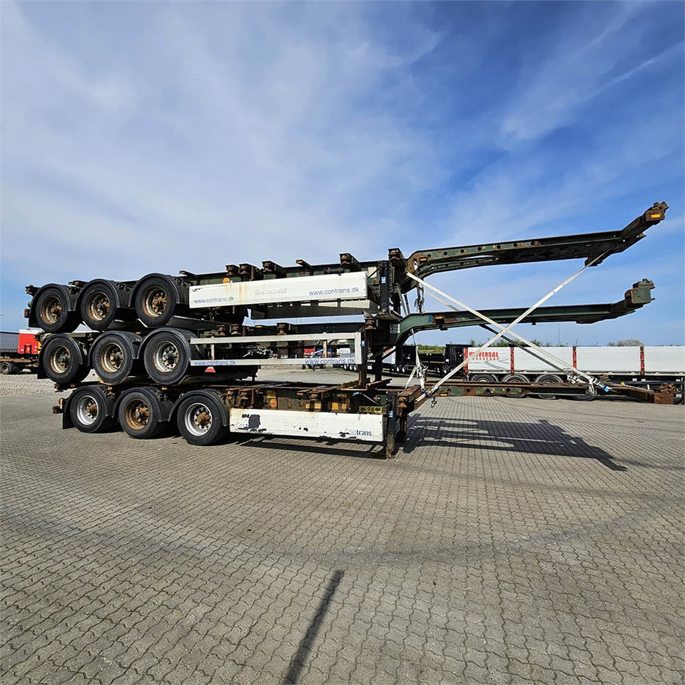 Krone 3 styk - 集装箱运输车/ 可拆卸车身的半拖车:图1 Krone 3 styk - 集装箱运输车/ 可拆卸车身的半拖车:图1