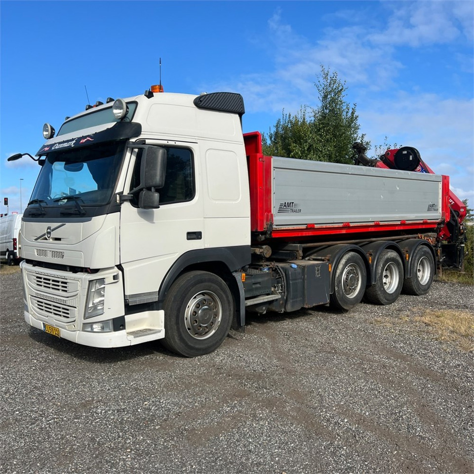 Volvo FM 8x4 500 - 栏板式/ 平板卡车, 起重车:图1 Volvo FM 8x4 500 - 栏板式/ 平板卡车, 起重车:图1