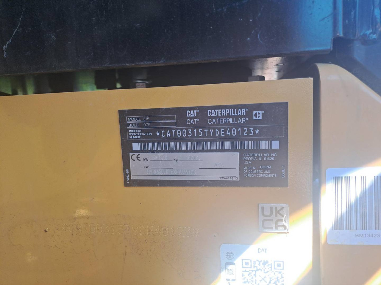 CAT 315 - 履带式挖掘机:图5 CAT 315 - 履带式挖掘机:图5