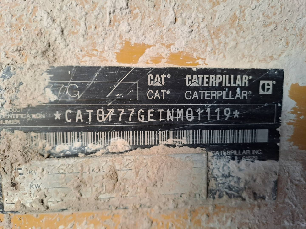 未铰接自卸车/ 运石车 CAT 777G：图6