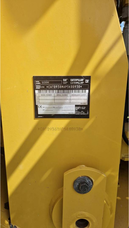 CAT 938M - 轮式装载机:图5 CAT 938M - 轮式装载机:图5