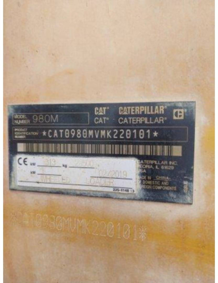 轮式装载机 CAT 980M:图6 轮式装载机 CAT 980M:图6