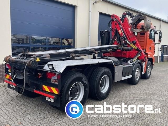 MAN TGA 41.440 8X4 BB Palfinger Epsilon Z-Kraan bouwjaar 2011 + NCH 30 Ton's Kabel-containersyteem - Handgeschakeld - Bouwjaar 2007 - Km 582.782 - 光缆系统卡车, 起重车:图4 MAN TGA 41.440 8X4 BB Palfinger Epsilon Z-Kraan bouwjaar 2011 + NCH 30 Ton's Kabel-containersyteem - Handgeschakeld - Bouwjaar 2007 - Km 582.782 - 光缆系统卡车, 起重车:图4