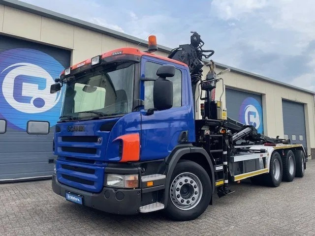 Scania P380 LB 8x4*4 HNA Euro 5 - HIAB 211 E-3 Hipro Crane with remote control + Multilift XR26S61 Hooklift - Year 2009 - Km 336.501 !! - Good condition - 起重车:图3 Scania P380 LB 8x4*4 HNA Euro 5 - HIAB 211 E-3 Hipro Crane with remote control + Multilift XR26S61 Hooklift - Year 2009 - Km 336.501 !! - Good condition - 起重车:图3