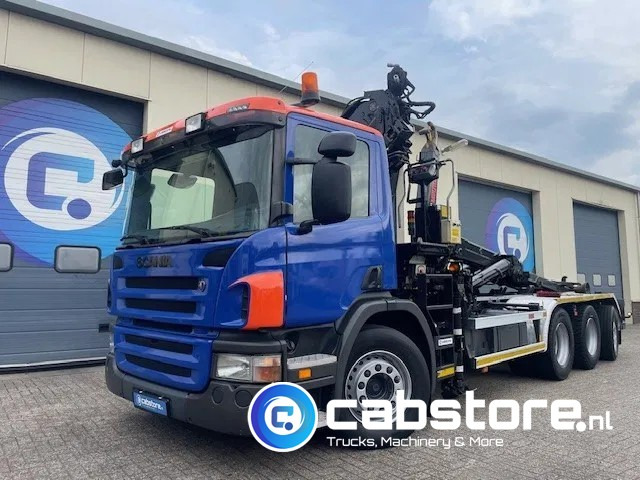 Scania P380 LB 8x4*4 HNA Euro 5 - HIAB 211 E-3 Hipro Crane with remote control + Multilift XR26S61 Hooklift - Year 2009 - Km 336.501 !! - Good condition - 起重车:图3 Scania P380 LB 8x4*4 HNA Euro 5 - HIAB 211 E-3 Hipro Crane with remote control + Multilift XR26S61 Hooklift - Year 2009 - Km 336.501 !! - Good condition - 起重车:图3